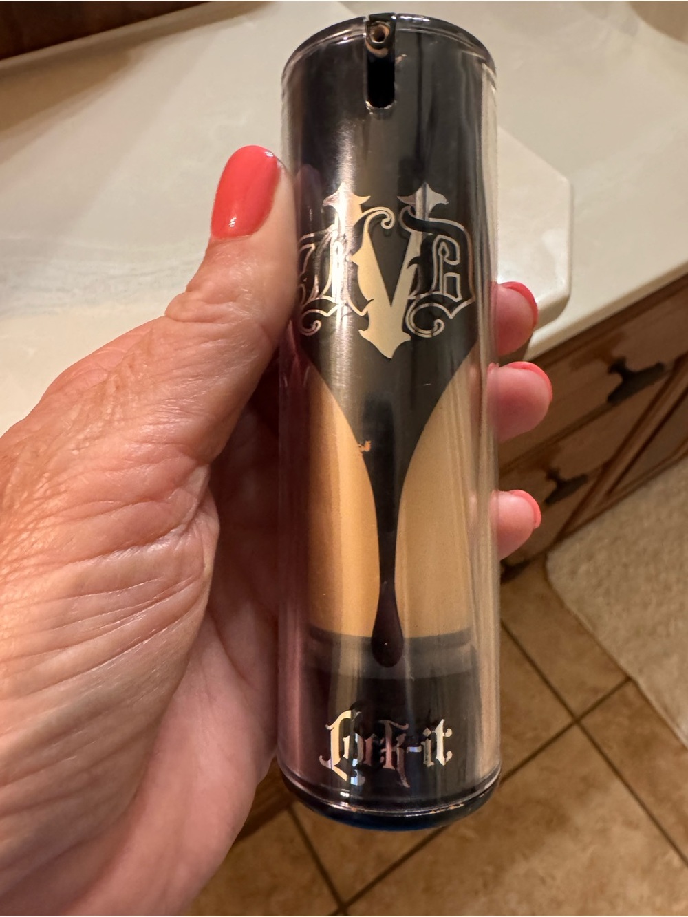 Kat Von D lock it foundation
